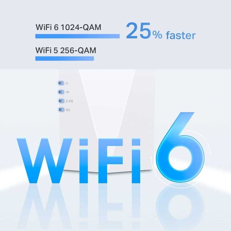 есть TP-Link RE600X / AX1800 Wi-Fi 6 Усилитель сигнала Wi-Fi + — 11