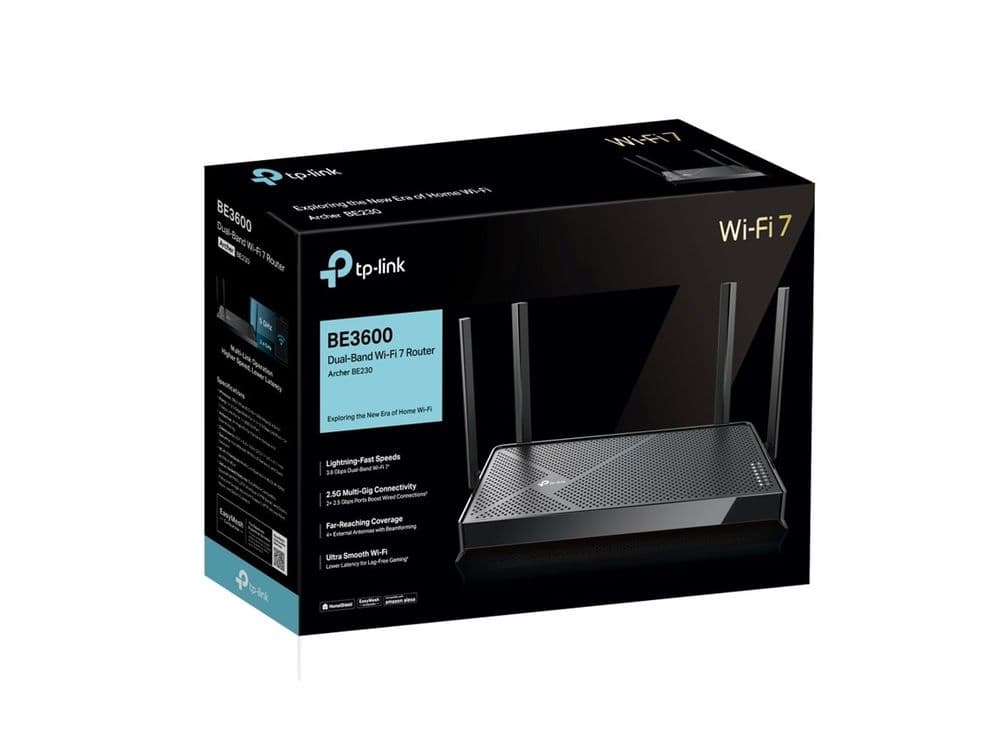# TPLink Archer BE230 BE3600 WiFi 7 router Гигабитный роутер — 1