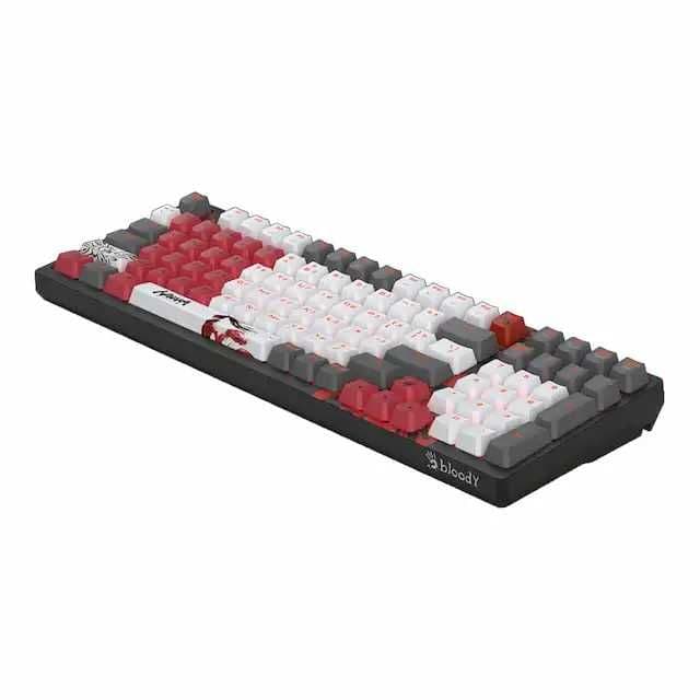 Проводная мех-ская игровая клавиатура Bloody S98 NARAKA RED SWITCH + — 3