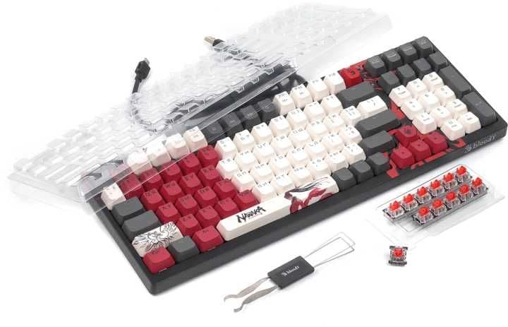 Проводная мех-ская игровая клавиатура Bloody S98 NARAKA RED SWITCH + — 5