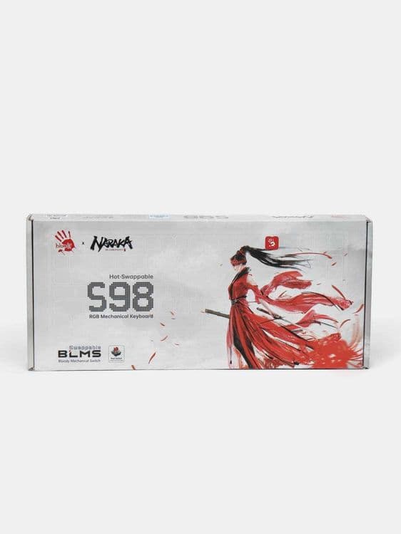 Проводная мех-ская игровая клавиатура Bloody S98 NARAKA RED SWITCH + — 8