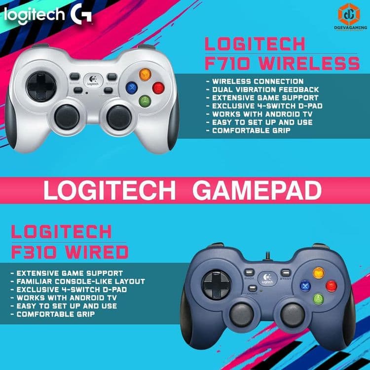 Logitech F710 Беспроводной Джойстик для Компьютера — 12