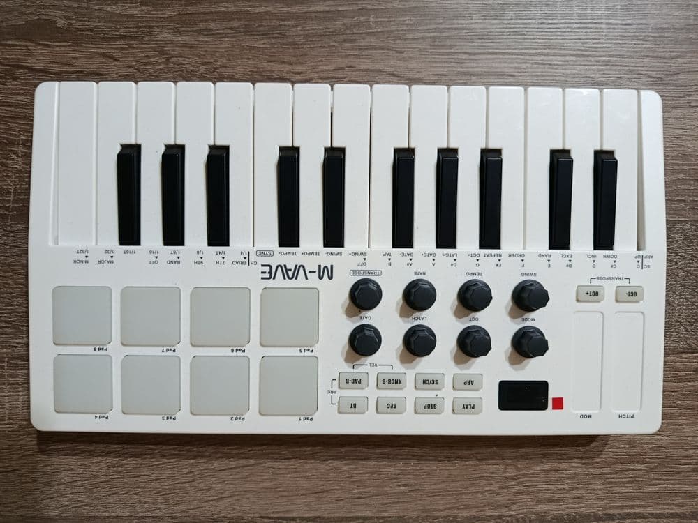 Midi keyboard MVave, новая миди клавиатура с подсветкой — 10
