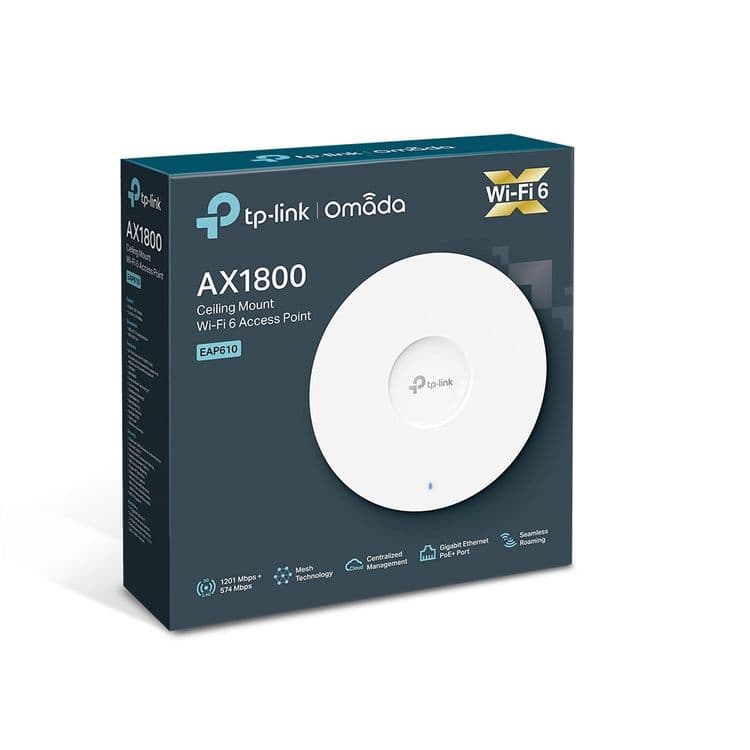# AX1800 TPLink EAP610 WiFi потолочная точка доступа OMADA — 2