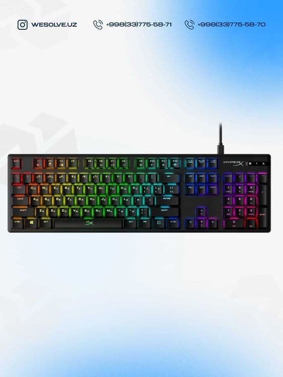 HyperX Alloy Origins Full Red switch PBT — 4