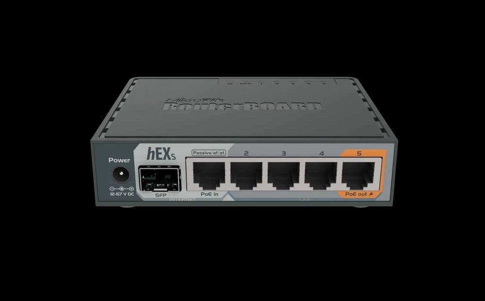 Маршрутизатор 	MikroTik	 hEX S (RB760iGS) — 2