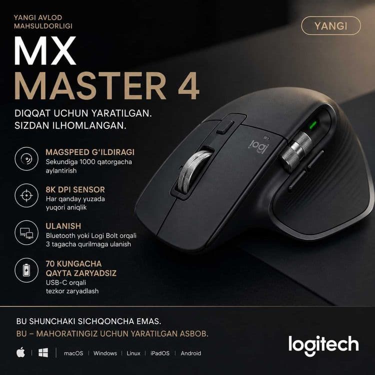 Logitech MX Master 4 — 2