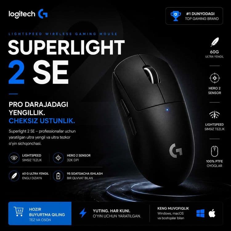 Logitech Pro X Superlight 2 SE — 5