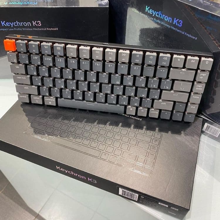 Keychron K3 V2 RU/ENG! с подсветкой Механическая Клавиатура — 3