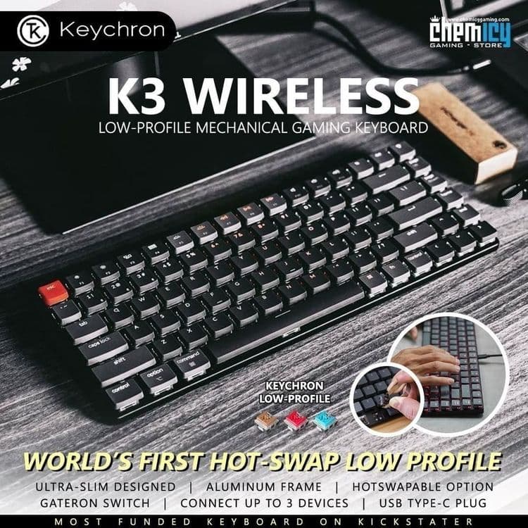 Keychron K3 V2 RU/ENG! с подсветкой Механическая Клавиатура — 6