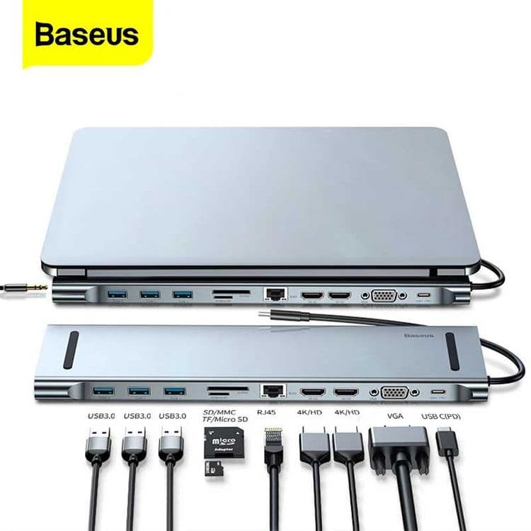 USB-концентратор Baseus Enjoyment Series Type-C Notebook HUB — 6