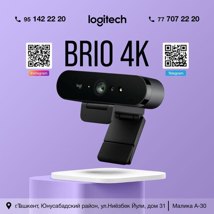 Logitech 4K BRIO Stream WebCamera — 8