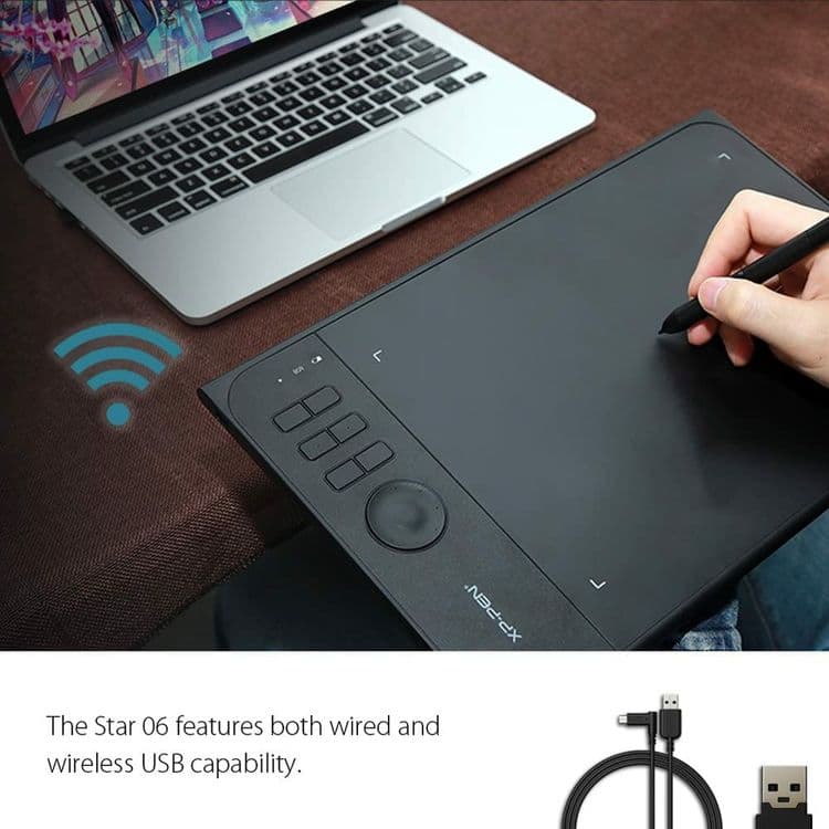 Абсолютно новый, запечатанный графический планшет XP-PEN Star06Wireles — 16