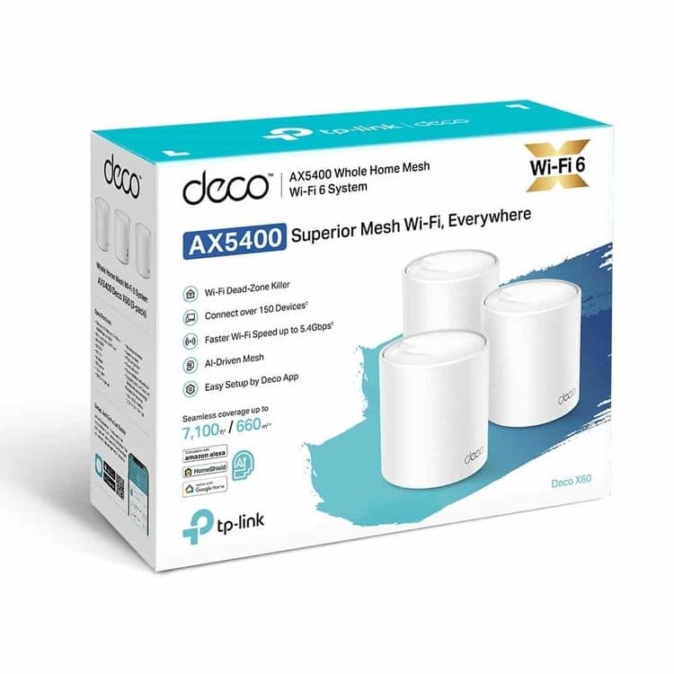 Tp link Deco X60 AX5400 1 yil garantiya — 2