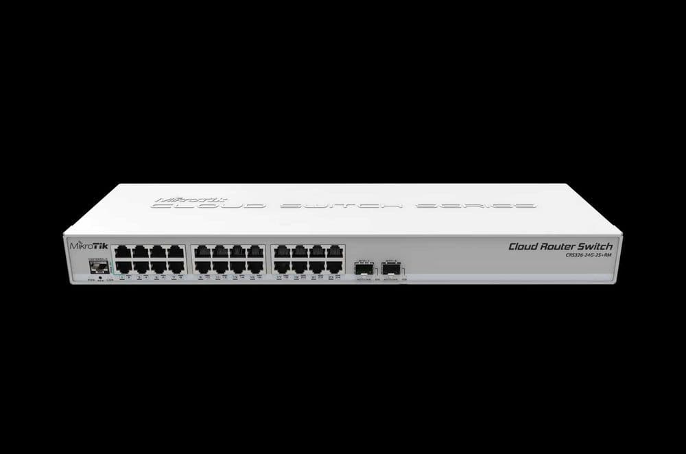 Коммутатор MikroTik CRS326-24G-2S+RM — 1