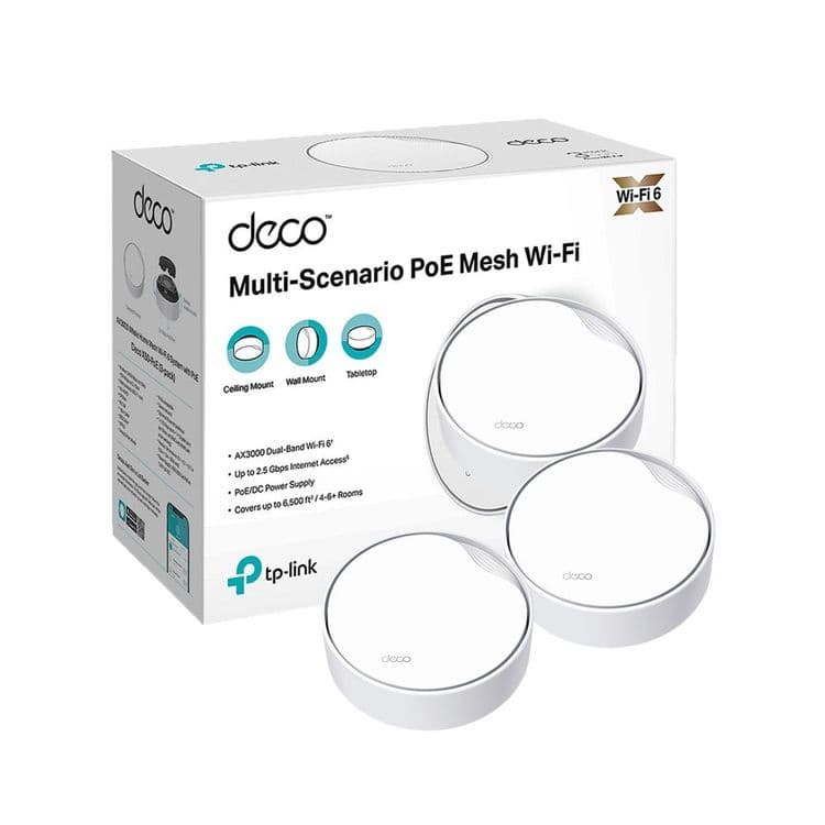 # TPlink Deco X50-PoE AX3000 3pack WiFi 6 router MESH система — 1