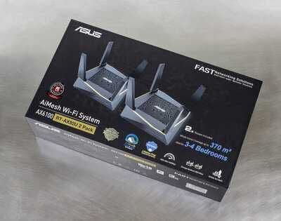 Wi-Fi роутер - Asus RT-AX92U (2 Pack) - AX6100 AiMesh WiFi 6 Tri Band — 2