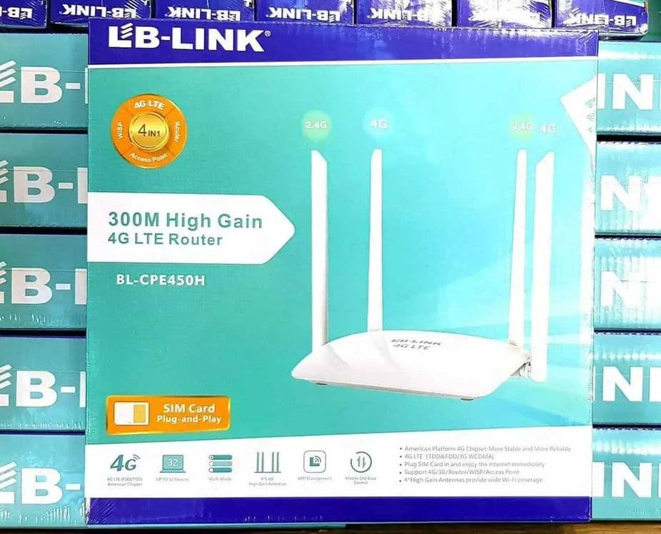 4G WiFi ROUTER LB-Link CPE450M + Simkarta tanlamaydi  (dostavka bor) — 3