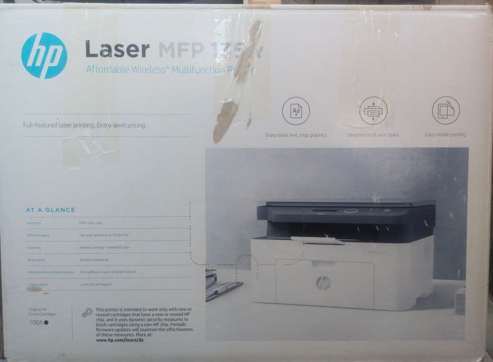 Принтер HP Laser MFP 135w — 1