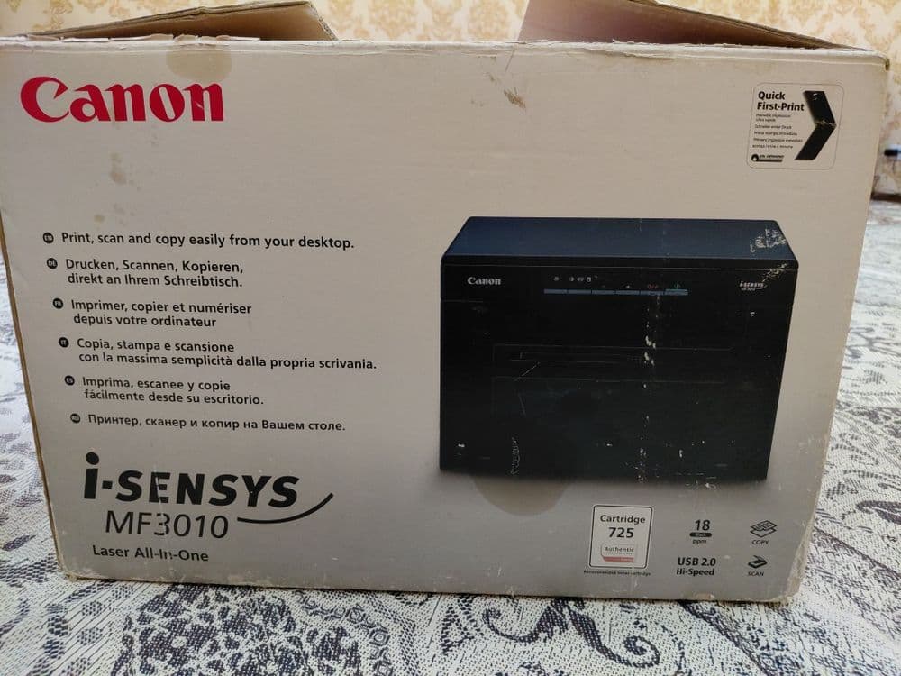 Принтер Canon i-SENSYS MF3010 сатылады (3 де 1) — 2