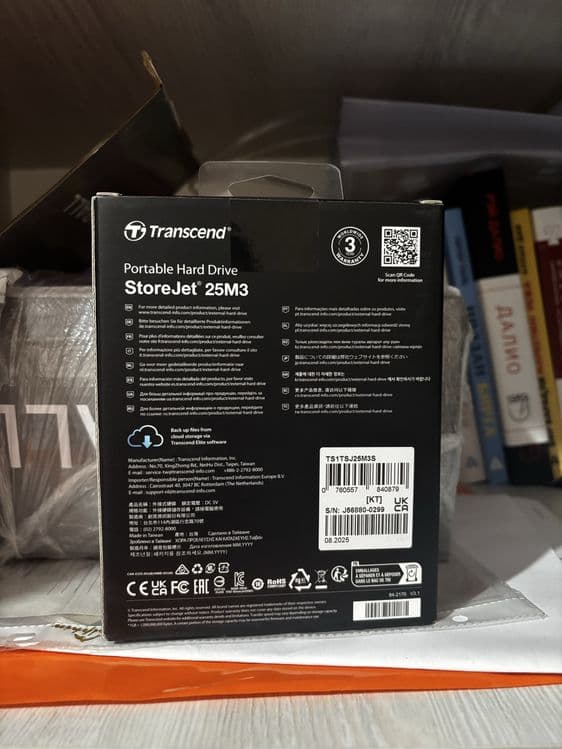 внешний накопитель Transcend 1 tb StoreJet® 25M3 — 5