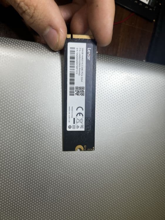 SSD NVMe 256gb (Lexar ) 87% — 2