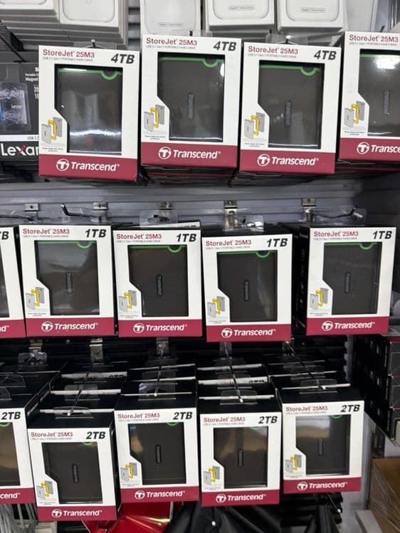 Новый. Transcend 1t/2tb.4tb. Toshiba 1/2tb. Seagate 1/2tb. Lexar. — 7
