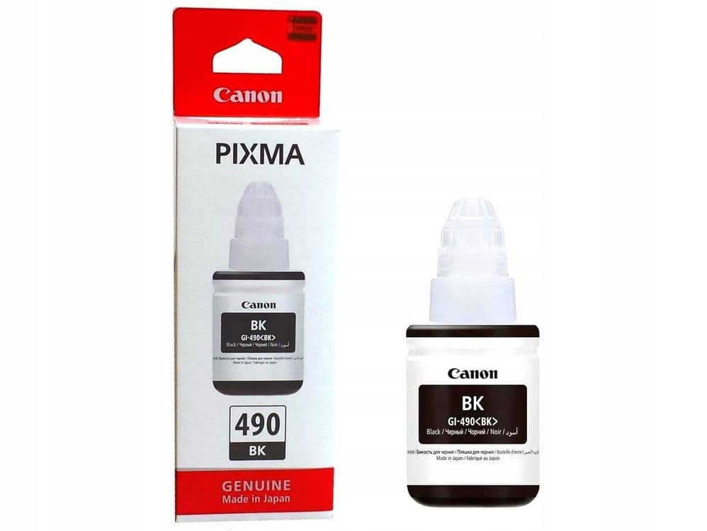 Чернила Canon GI-490 Pigment Black/Черный Оригинал — 3