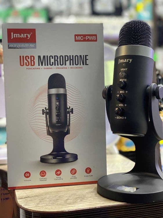 Профессиональный настольный студийный микрофон Jmary MC- PW8 — 6