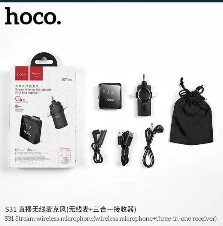 Микрафон петличка универсал,Hoco mikrafon petlichka — 4