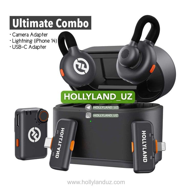 Hollyland LARK M2S Ultimate Combo - Беспроводной Микрофон петличка — 1
