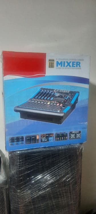 Микщерный Активный Пульт Toshkenda 8 kanal! Stereo kanal.  Dynacord. — 1
