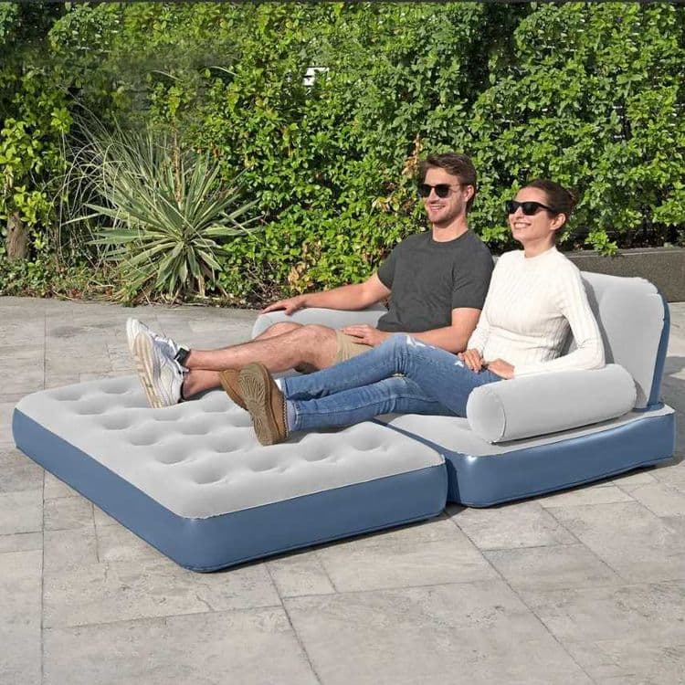 Диван надувной-188x152x64 см Bestway-75073 Доставка насос бесплатно — 3