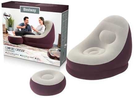 Надувной диван с пуфикам Intex 68564 — 4