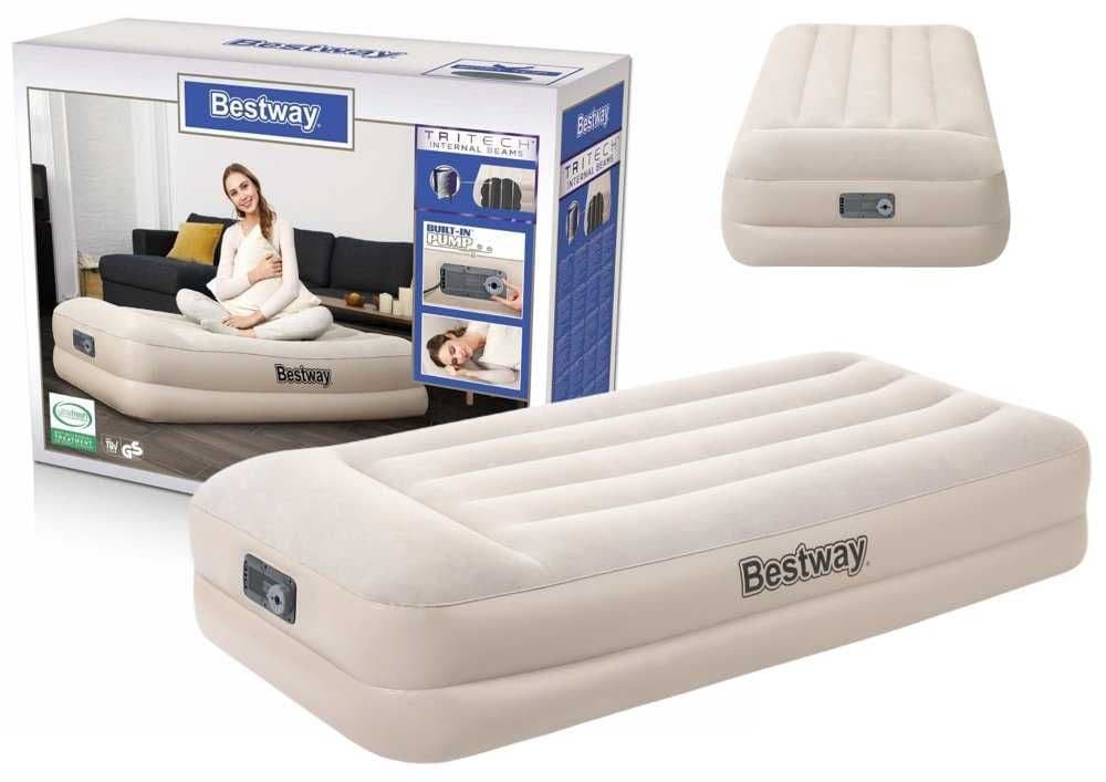 Надувная кровать-191х97х42см. Bestway-67694. Доставка бесплатно — 5