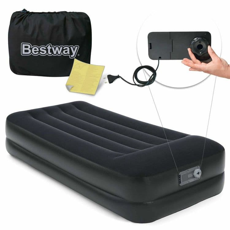 Кровать надувной-191х97х46 см. Bestway-64403. Доставка бесплатно — 1