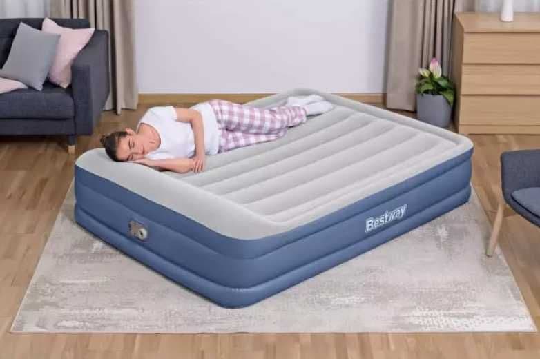 Кровать надувной-152х203х56 см. Bestway-67614. Доставка бесплатно — 11