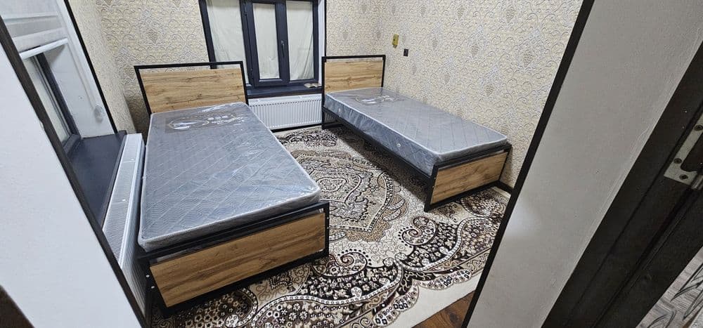 Односпальная кровать 1 kishilik kravat Kalavat temir kravat — 2