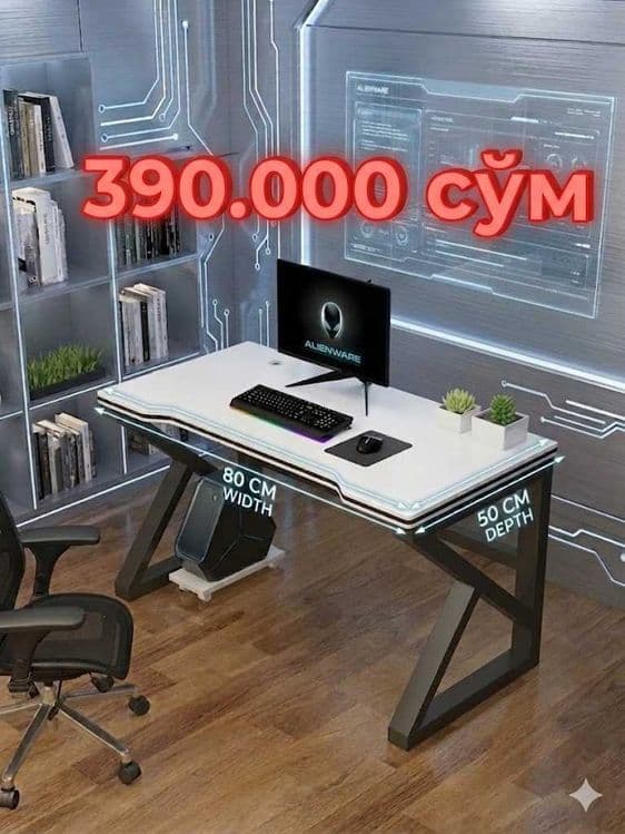 Игравой компьютерный письменный геймерское парта — 3