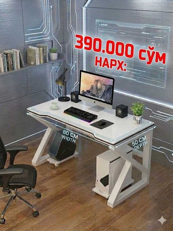 Игравой компьютерный письменный геймерское парта — 5