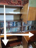 Книжный шкаф 1,75*1,75м