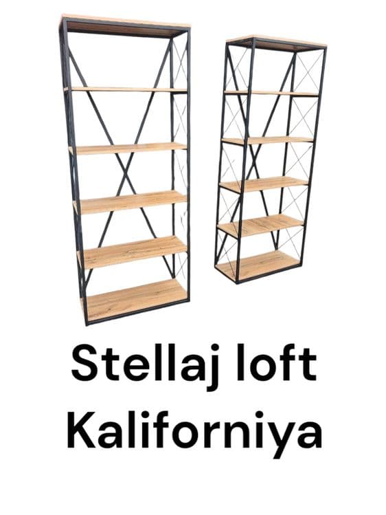 Stellaj loft KALIFORNIYA Ishlab chiqaruvchilardan. — 1