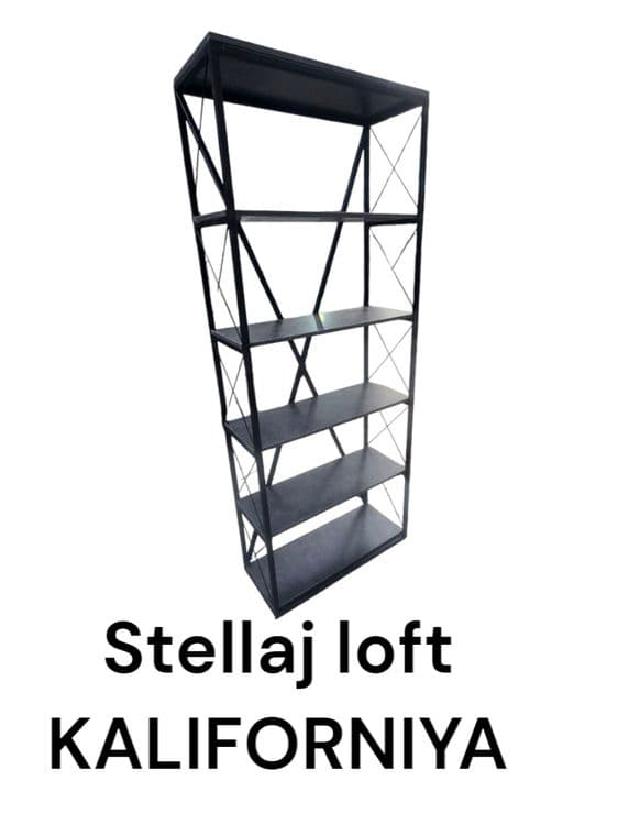 Stellaj loft KALIFORNIYA Ishlab chiqaruvchilardan. — 2