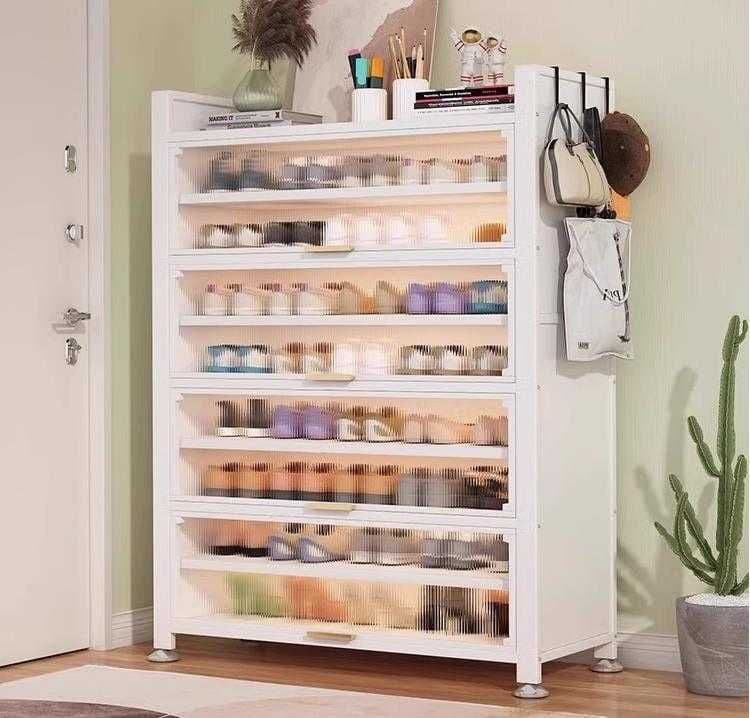 Ofis mebel – Eshik yoniga yupqa poyabzal shkafi, ixcham model — 10
