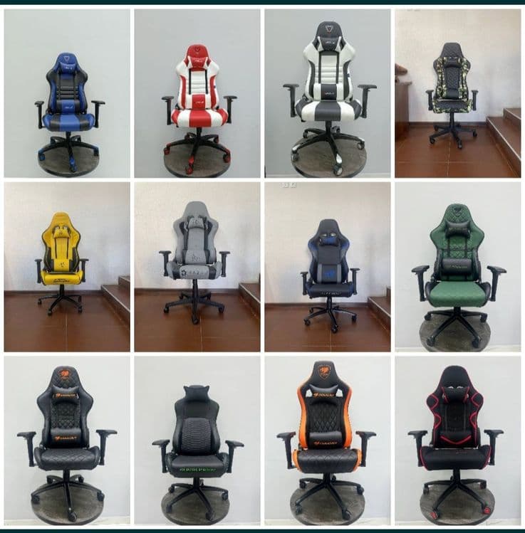 Gamer kresla , Kompuyterniy kresla , Спортивный игровые кресла со скла — 3