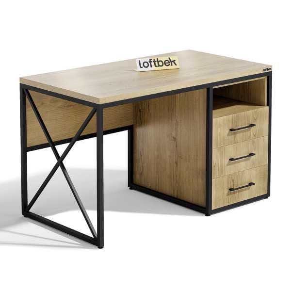 Письменный компьютерный стол лофт Loftbek Anjela офисный стол Б/У — 4
