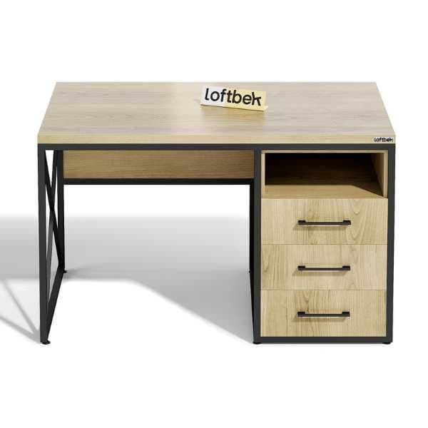 Письменный компьютерный стол лофт Loftbek Anjela офисный стол Б/У — 5