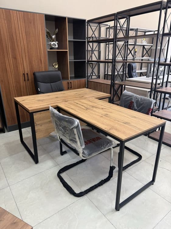 Rahbar stollari arzon narxda|Rahbar stol|Komplekt — 3