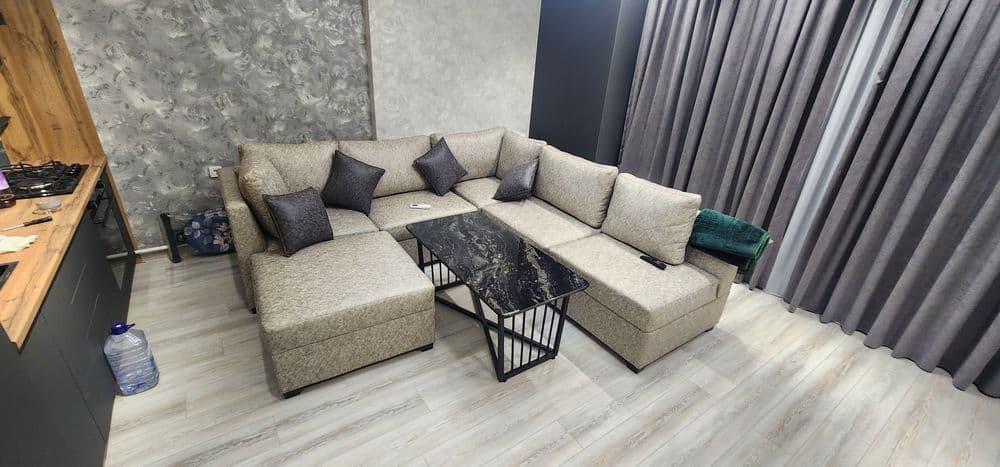 Журнальный столик (Камень) лофт Jurnalniy stol usti Toshdan loft 120×6 — 2