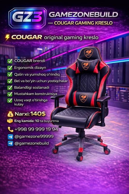 Cougar gaming kreslo | Kompyuterxona kreslo | Kreslo — 2